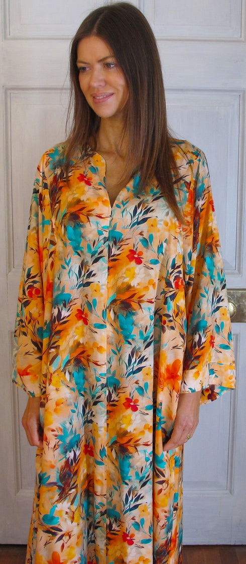 Allegra Viscose Kaftan | Long Viscose Kaftan | Tuttabankem