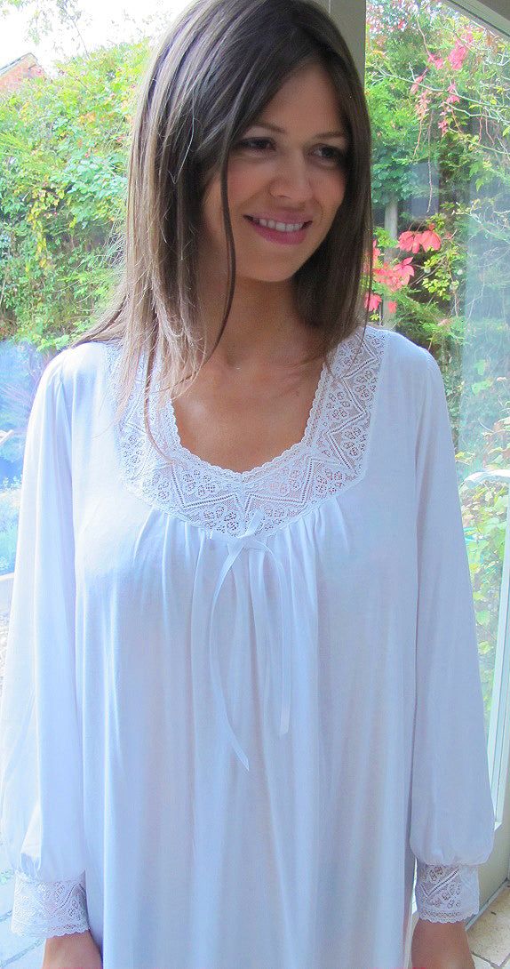 Tuttabankem Charlotte Cotton Jersey Nightdress | Tuttabankem