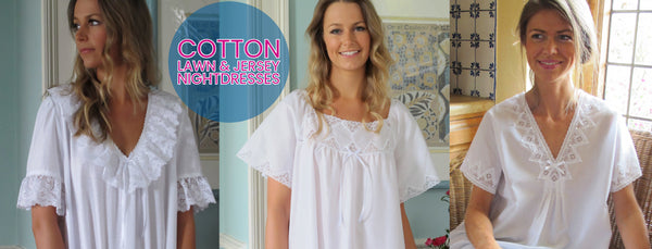 Long and Midi Nightdresses - Cotton Jersey and Cotton Lawn by Tuttabankem