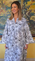 Dorothy Cotton Poplin Black and White Kaftan Tuttabankem
