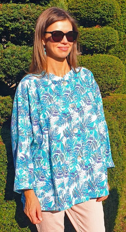 Fitzrovia Cotton Linen Ladies Jacket Tuttabankem