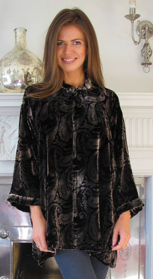 Tuttabankem Florentina Silk Velvet Top - Ladies Top | Tuttabankem