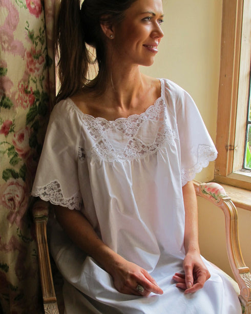 Mollie Cotton Lawn Nightie Tuttabanekm