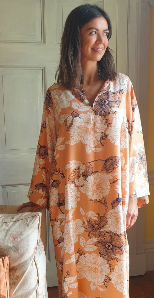 Muriel Long Viscose Kaftan Tuttabankem