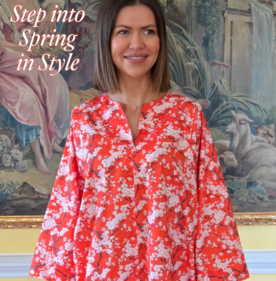 Sakura Cotton Poplin Kaftan by Tuttabankem