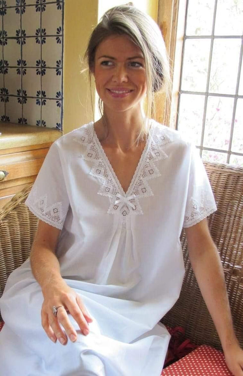 Tuttabankem Clemmie Cotton Lawn Nightie | Tuttabankem