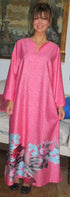 Estella Pink Long Cotton Kaftan | Pure Cotton Kaftans | Tuttabankem