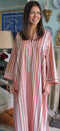 Evelyn Striped Cotton Kaftan Tuttabankem