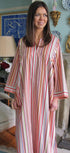 Evelyn Striped Cotton Kaftan Tuttabankem