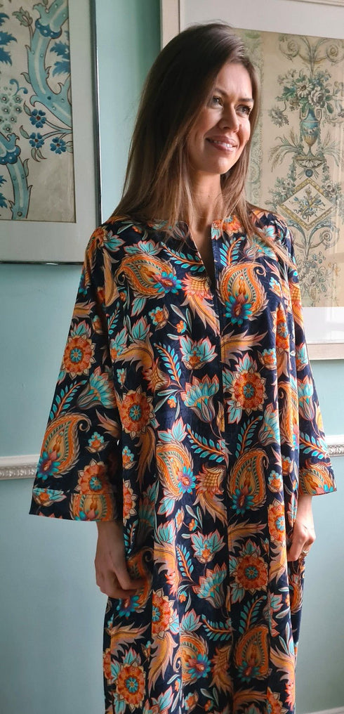 Gianna Long Cotton Needlecord Kaftan Tuttabankem