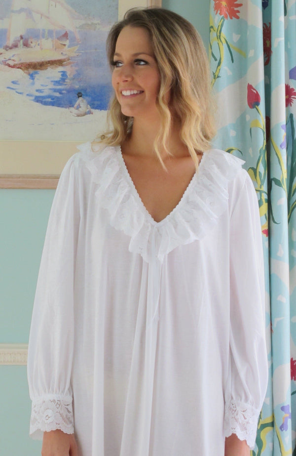 Lucinda Long Cotton Jersey Nightie Tuttabankem