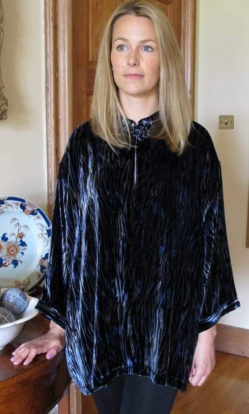 Tuttabankem Natalya Silk Velvet Top | Tuttabankem