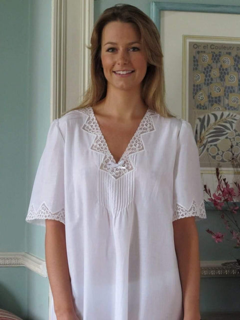 Tuttabankem Siobhan Cotton Lawn Nightie - Cotton Nighties | Tuttabankem