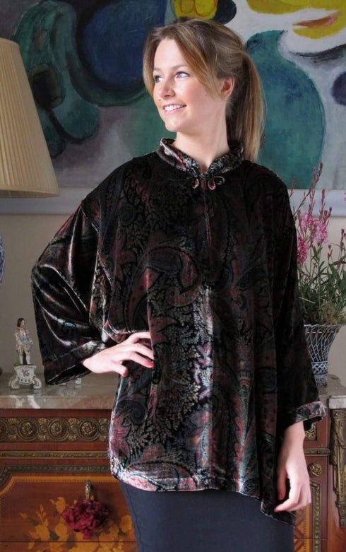 Tuttabankem Tamara Silk Velvet Top - Ladies Top | Tuttabankem