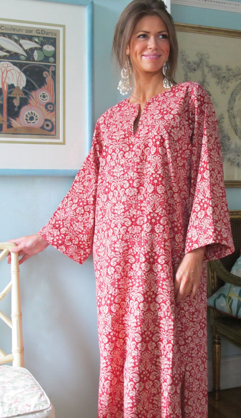 Thea Long Cotton Needlecord Kaftan | Pure Cotton Kaftans | Tuttabankem