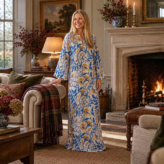 Tuttabankem silk Aurora kaftan