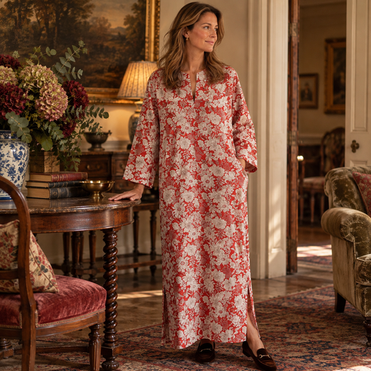 Tuttabankem Red Briar Cotton Kaftan