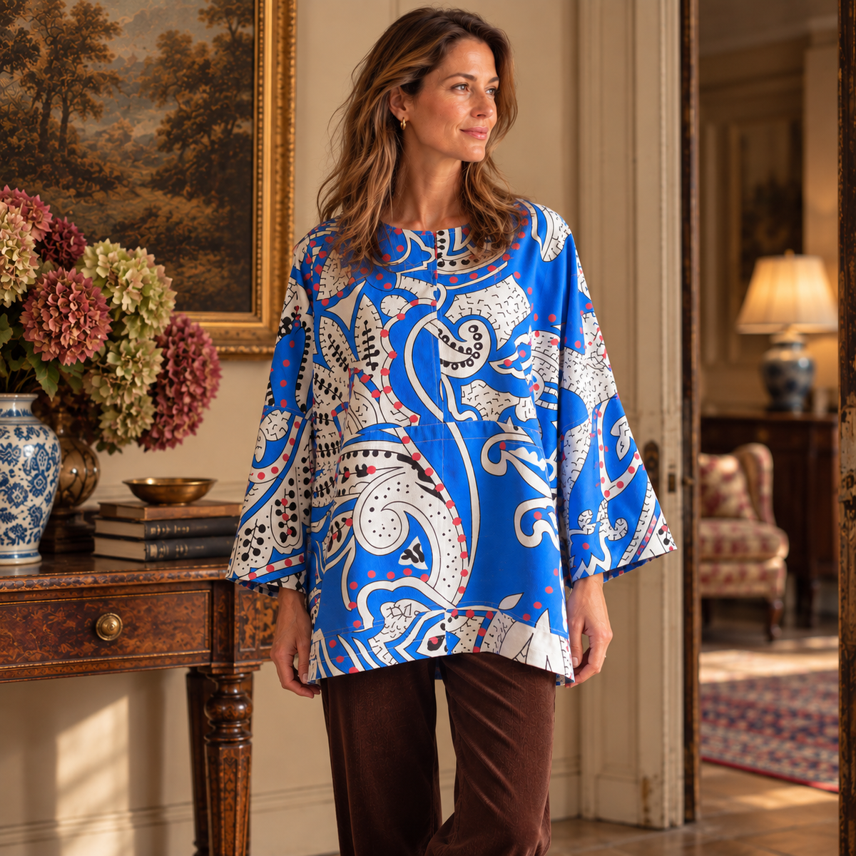 Tuttabankem Tessa Cotton Needlecord Top