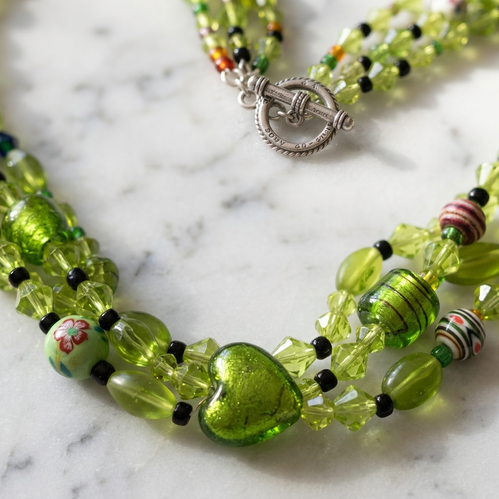 Tuttabankem Fern Necklace Green