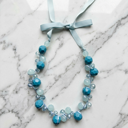 Forget Me Not Tuttabankem blue necklace