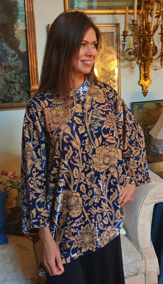 Genoa Silk Velvet Top Tuttabankem