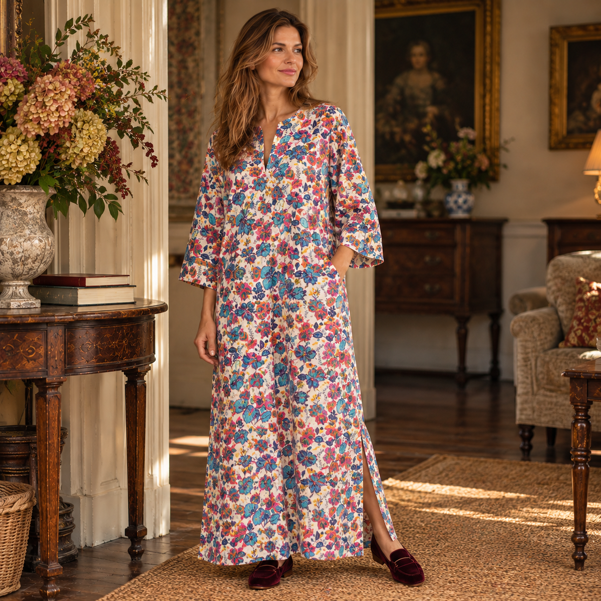Tuttabankem Needlecord Kaftan Marcella