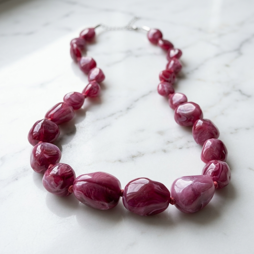Tuttabankem Peony Pink Necklace