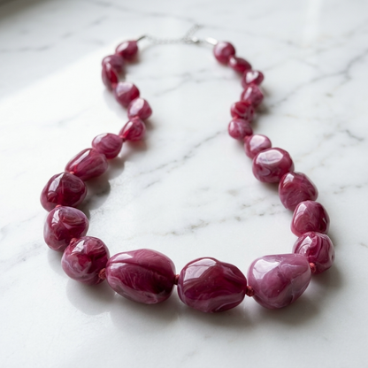 Tuttabankem Peony Pink Necklace