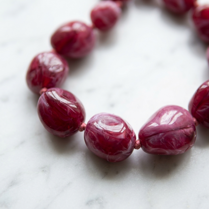 Peony Tuttabankem Pink Necklace