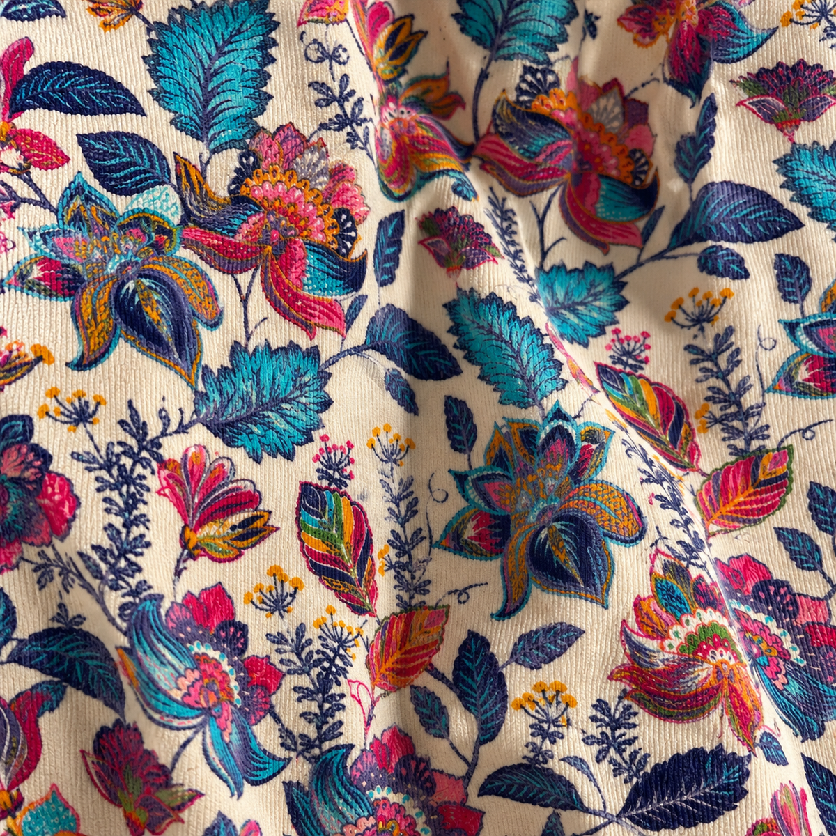 Marcella Cotton Needlecord Print