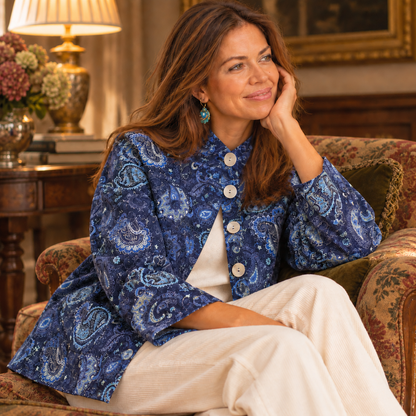 Tuttabankem Renata Needlecord Blue Jacket